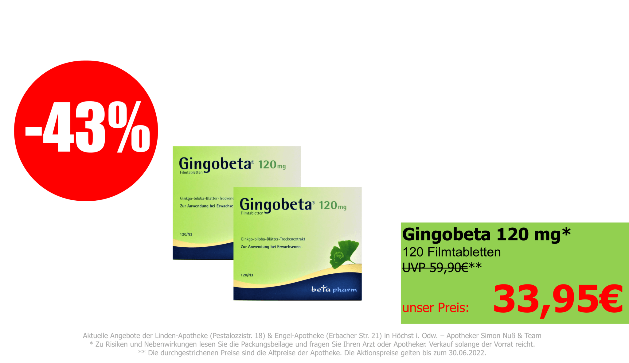 Gingobeta 120 mg